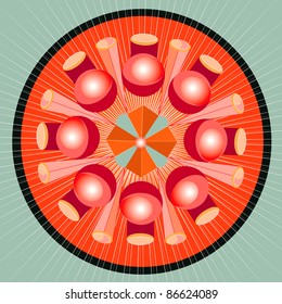 Mandala geometry spectrum