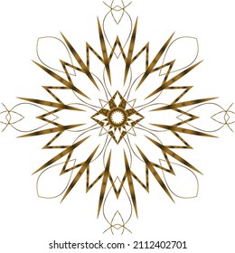 Mandala Gold background abstract vector element decoration decorative. This is an Mandala Gold  Gradation that we created ourselves, and this icon we market to you, you can use for commercial 