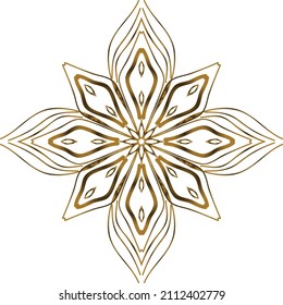 Mandala Gold background abstract vector element decoration decorative. This is an Mandala Gold  Gradation that we created ourselves, and this icon we market to you, you can use for commercial 