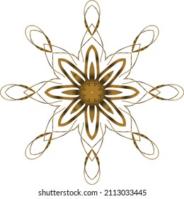 Mandala Gold background abstract vector element decoration decorative. This is an Mandala Gold  Gradation that we created ourselves, and this icon we market to you, you can use for commercial