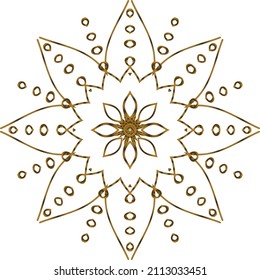 Mandala Gold background abstract vector element decoration decorative. This is an Mandala Gold  Gradation that we created ourselves, and this icon we market to you, you can use for commercial
