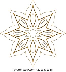 Mandala Gold background abstract vector element decoration decorative. This is an Mandala Gold  Gradation that we created ourselves, and this icon we market to you, you can use for commercial