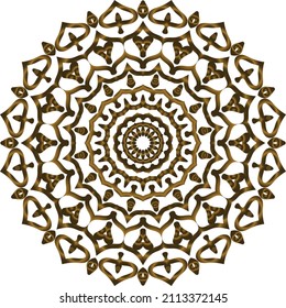 Mandala Gold background abstract vector element decoration decorative. This is an Mandala Gold  Gradation that we created ourselves, and this icon we market to you, you can use for commercial