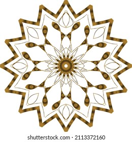 Mandala Gold background abstract vector element decoration decorative. This is an Mandala Gold  Gradation that we created ourselves, and this icon we market to you, you can use for commercial