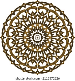 Mandala Gold background abstract vector element decoration decorative. This is an Mandala Gold  Gradation that we created ourselves, and this icon we market to you, you can use for commercial 