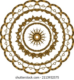 Mandala Gold background abstract vector element decoration decorative. This is an Mandala Gold  Gradation that we created ourselves, and this icon we market to you, you can use for commercial