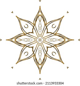 Mandala Gold background abstract vector element decoration decorative. This is an Mandala Gold  Gradation that we created ourselves, and this icon we market to you, you can use for commercial