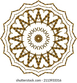 Mandala Gold background abstract vector element decoration decorative. This is an Mandala Gold  Gradation that we created ourselves, and this icon we market to you, you can use for commercial