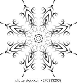 Its a Mandala Gradient design . Its for a illustration.
