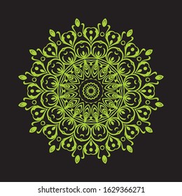 Mandala Graphic design for art, illustration,Henna, Mehndi, tattoo, decoration. Decorative ornament in ethnic oriental style. Coloring book page and any other kind of design
