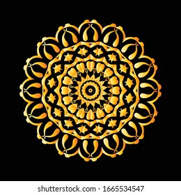 Mandala Graphic design for art, illustration,Henna, Mehndi, tattoo, decoration. Decorative ornament in ethnic oriental style. Coloring book page and any other kind of design