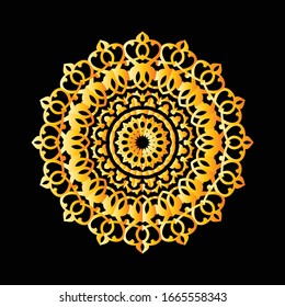 Mandala Graphic design for art, illustration,Henna, Mehndi, tattoo, decoration. Decorative ornament in ethnic oriental style. Coloring book page and any other kind of design