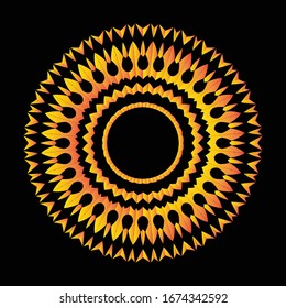 Mandala Graphic design for art, illustration,Henna, Mehndi, tattoo, decoration. Decorative ornament in ethnic oriental style. Coloring book page and any other kind of design