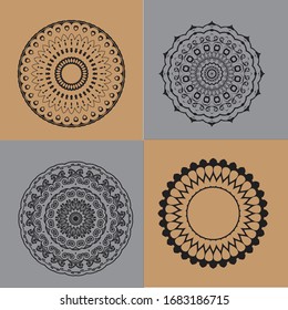 Mandala Graphic design for art, illustration,Henna, Mehndi, tattoo, decoration. Decorative ornament in ethnic oriental style. Coloring book page and any other kind of design