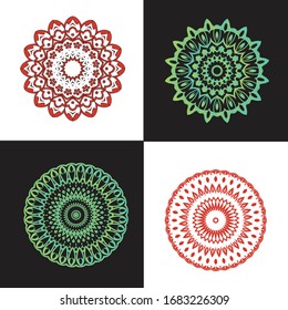 Mandala Graphic design for art, illustration,Henna, Mehndi, tattoo, decoration. Decorative ornament in ethnic oriental style. Coloring book page and any other kind of design