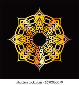 Mandala Graphic design for art, illustration,Henna, Mehndi, tattoo, decoration. Decorative ornament in ethnic oriental style. Coloring book page and any other kind of design