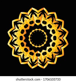 Mandala Graphic design for art, illustration,Henna, Mehndi, tattoo, decoration. Decorative ornament in ethnic oriental style. Coloring book page and any other kind of design