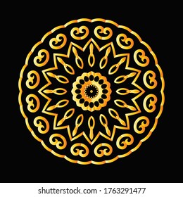 Mandala Graphic design for art, illustration,Henna, Mehndi, tattoo, decoration. Decorative ornament in ethnic oriental style. Coloring book page and any other kind of design
