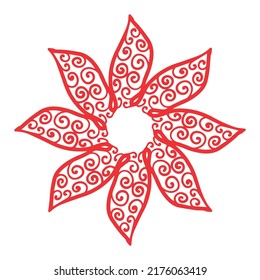 mandala graphic design vector illustration, art tattoo sketch, hand draw, print use