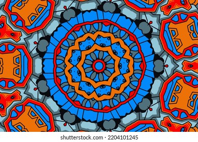 Mandala Hand dibujó los antecedentes. Oriental, árabe, indio, doodle abstracto y motivos florales