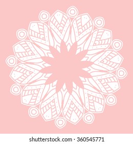 Mandala. Hand drawn ethnic decorative element vector illustration eps 10 for your design. 