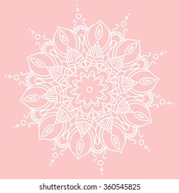 Mandala. Hand drawn ethnic decorative element vector illustration eps 10 for your design. 