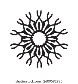 Mandala - hand drawn ornament.Mandala pattern.