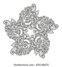 MANDALA hand drawn vector. Illustration is suitable for creating your own patterns, backgrounds, cards, invitations, decorating websites and for the realization of other design ideas. 