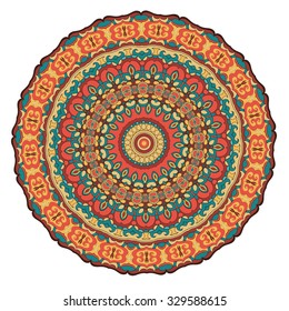 Mandala. Hand-drawn highly detailed round elements. Vector vintage decorative elements. Islam, Arabic, Indian, Turkish, Ottoman, Pakistan motifs.
