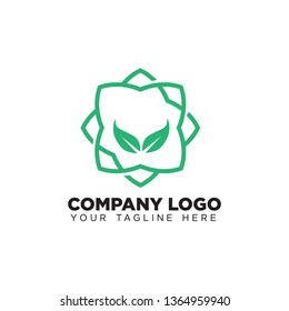 MANDALA HEALTH COMBINE WITH LEAVES DESIGN LOGO