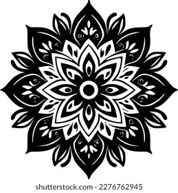 Mandala - High Quality Vector Logo - Vector illustration ideal for T-shirt graphic