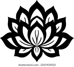 Mandala - High Quality Vector Logo - Vector illustration ideal for T-shirt graphic