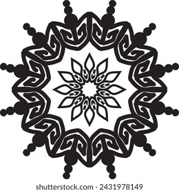 Ilustración y diseño de iconos de Mandala