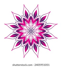 mandala icon design and illustrator