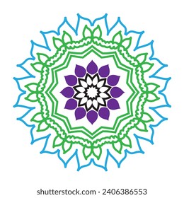 mandala icon design and illustrator