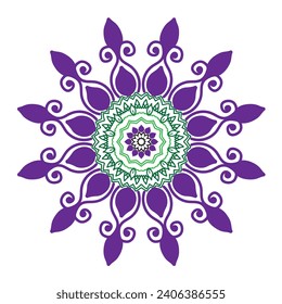 diseño de icono de mandala e ilustrador