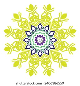 Mandala Icon Design und Illustrator
