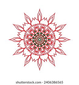 diseño de icono de mandala e ilustrador
