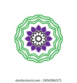 mandala icon design and illustrator