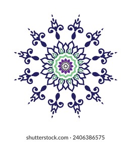 mandala icon design and illustrator