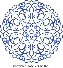 Mandala ícone de design para o site