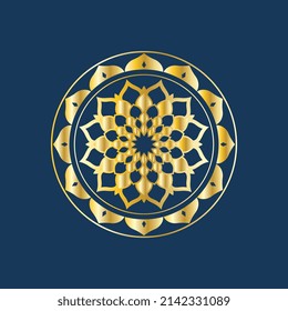 Diseño de plantillas de logotipo de iconos de Mandala