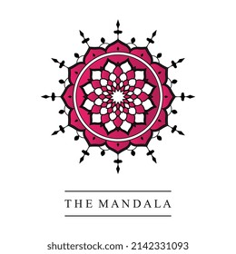 Diseño de plantillas de logotipo de iconos de Mandala
