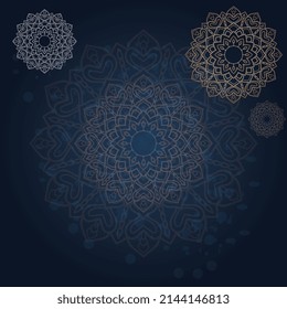 Mandala icon logo template design