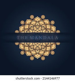 Mandala icon logo template design