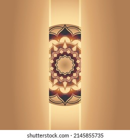 Mandala icon logo template design