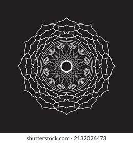 imagen de logotipo de icono de mandala
