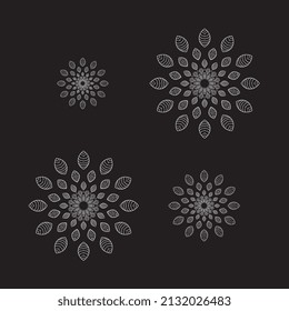 mandala icon logo template image