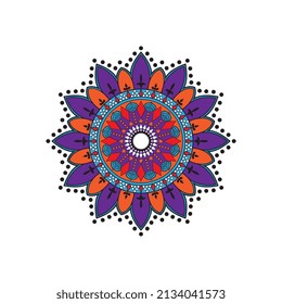 mandala icon logo template image