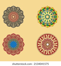 imagen de logotipo de icono de mandala